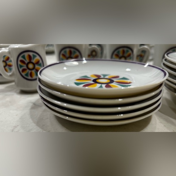 Vintage Folk Art 18 piece mini porcelain tea set, Made in Japan - Picture 10 of 11